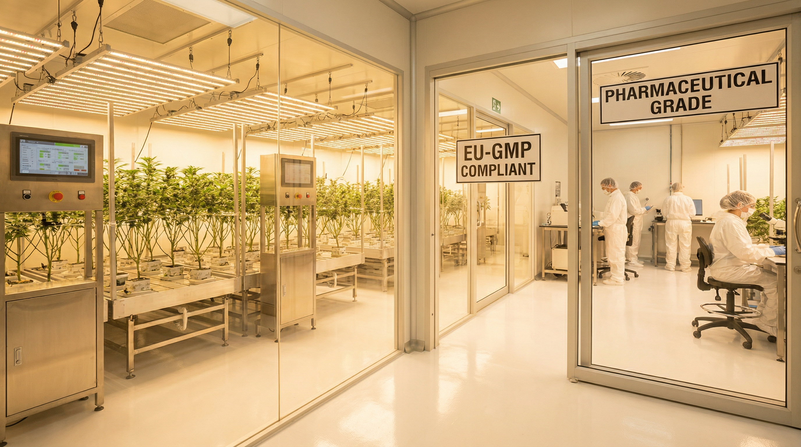 EU-GMP Compliant Pharmaceutical Cannabis Facility